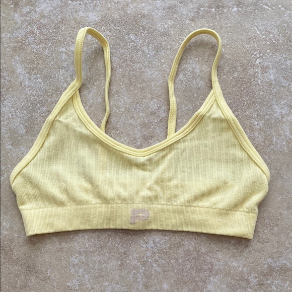 Other - Yellow Ribbed Bralette